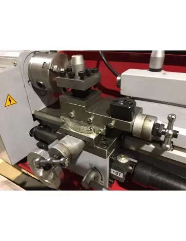 Tornio parallelo ferro metallo velocita' variabile avanzamenti holzmann ed300eco