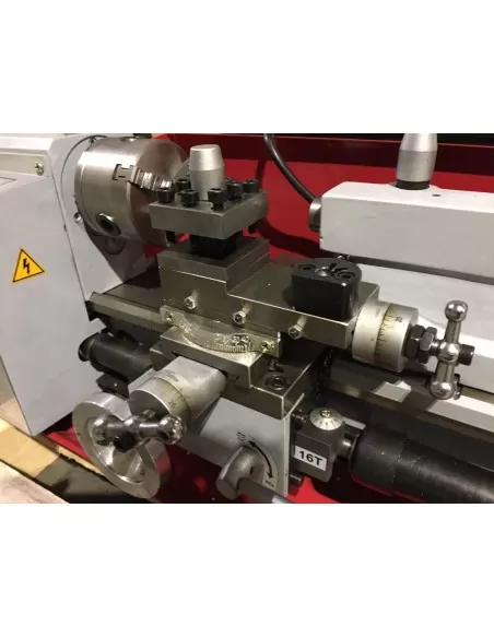 Tornio parallelo ferro metallo velocita' variabile avanzamenti holzmann ed300eco