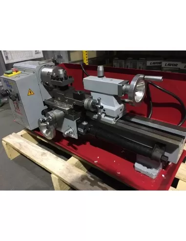 Tornio parallelo ferro metallo velocita' variabile avanzamenti holzmann ed300eco