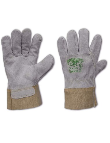 Guanti da lavoro in crosta bovino manichetta pelle gionny 180