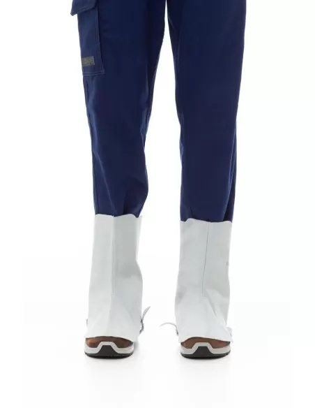 Ghette pelle crosta per saldatore regolabili velcro e cinghie gionny 304c Ghette pelle crosta per saldatore regolabili velcro e cinghie gionny 304c