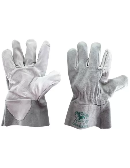 Guanti lavoro pelle fiore bovino dorso in crosta manichetta gionny 50/70