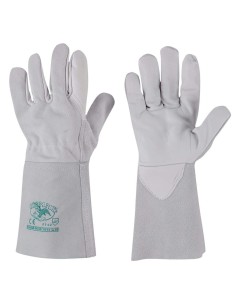 Guanti lavoro pelle fiore bovino dorso crosta manichetta lunga gionny 50/70-14