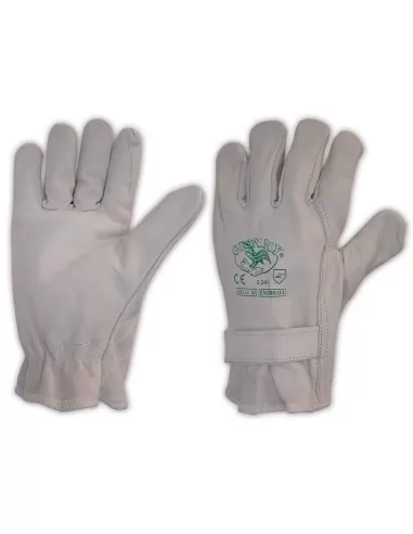 Guanti da lavoro in pelle fiore bovino per rischi meccanici gionny 521