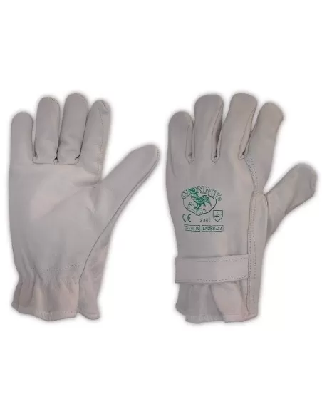 Guanti da lavoro in pelle fiore bovino per rischi meccanici gionny 521