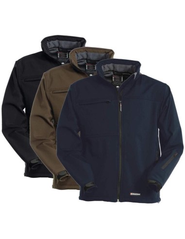 Giacca soft shell Payper alaska giubbino multitasche con cappuccio uomo