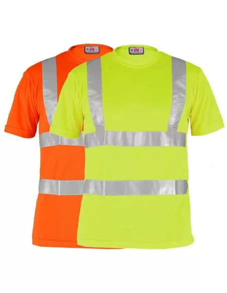 T-shirt girocollo alta visibilita' lavoro Payper avenue bande 3m taglie forti