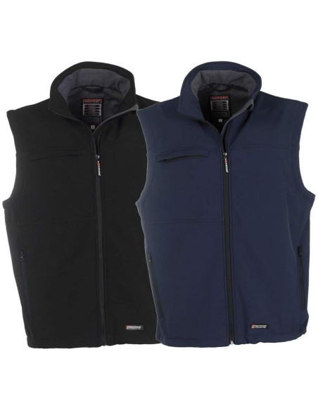 Gilet soft shell Payper bering giubbino smanicato traspirante impermeabile uomo