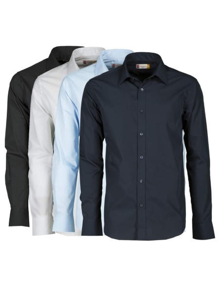 Camicia manica lunga sfiancata Payper brighton cotone uomo