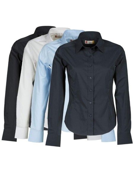 Camicia manica lunga sfiancata Payper brighton lady cotone donna