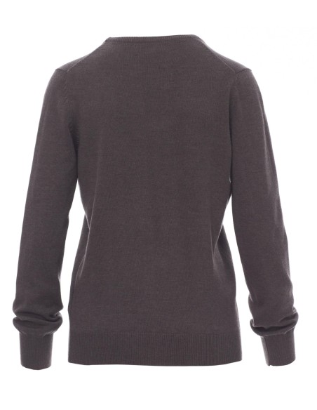 Maglioncino in cotone maglia collo a v manica lunga donna Payper business lady