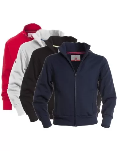 1 - Felpa zip lunga Payper class+ in cotone uomo