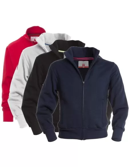 1 - Felpa zip lunga Payper class+ in cotone uomo 1 - Felpa zip lunga Payper class+ in cotone uomo