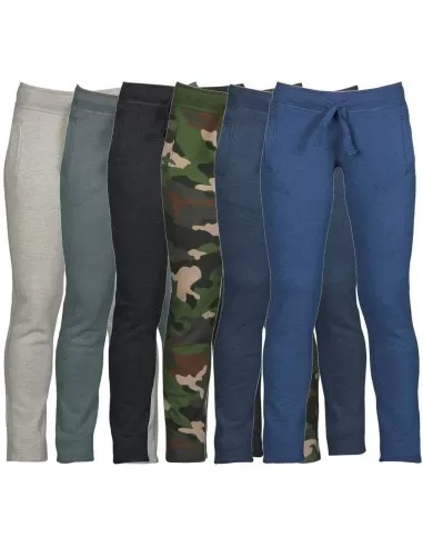 Pantalone tuta lungo Payper college lady elasticizzato in felpa donna