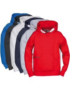Felpa con cappuccio senza zip Payper colorado+ maglia in cotone bambino bambina