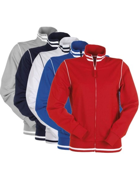 Felpa estiva zip lunga Payper derby lady maglia in poliestere donna leggera