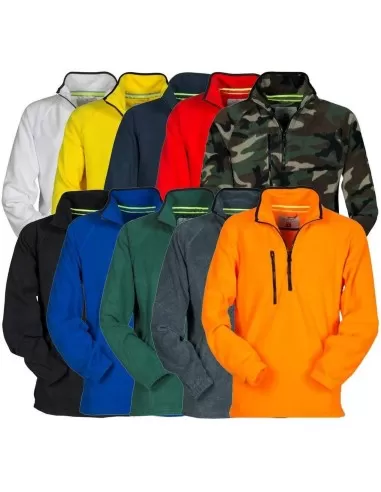 Felpa pile maglia micropile mezza zip uomo donna unisex Payper dolomiti+