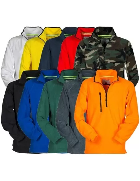 Felpa pile maglia micropile mezza zip uomo donna unisex Payper dolomiti+