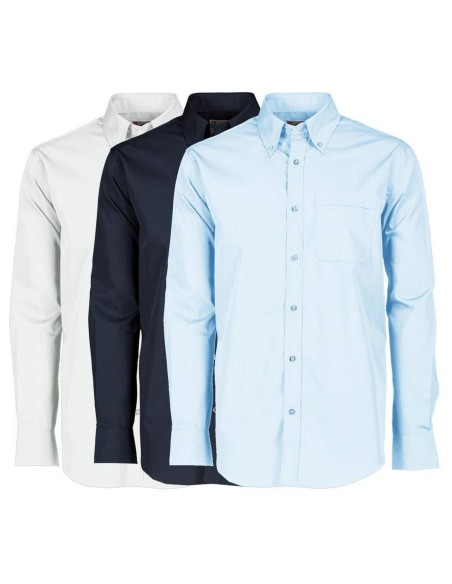 Camicia manica lunga in cotone uomo taschino regular fit Payper elegance
