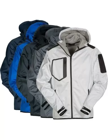 1 - Giacca soft shell Payper extreme impermeabile traspirante con cappuccio uomo