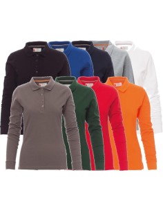Polo manica lunga maglia in cotone donna Payper florence lady