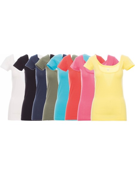 T shirt manica corta Payper florida maglia cotone donna ragazza