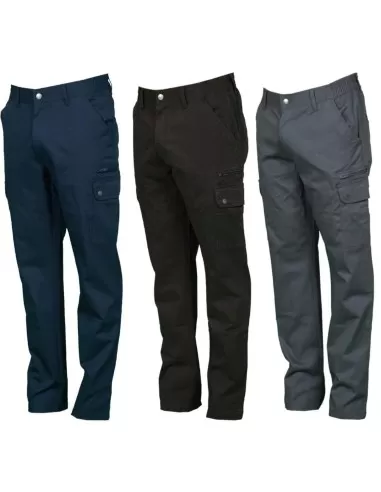 1 - Pantalone lavoro multistagione multitasche cotone Payper forest stretch