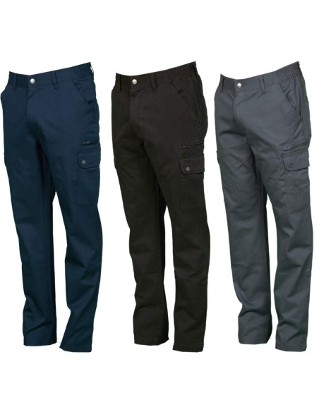 Pantalone lavoro multistagione multitasche cotone Payper forest stretch