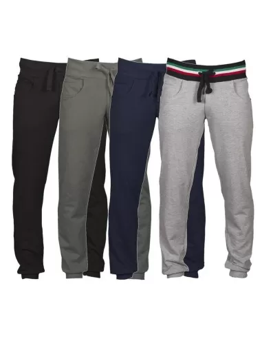 1 - Pantalone tuta lungo estivo garzato elasticizzato bambino Payper freedom+ kids
