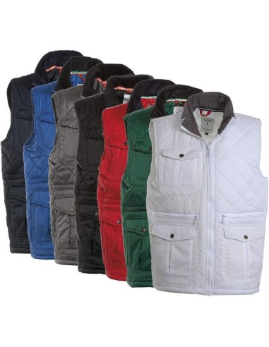 Gilet multitasche invernale imbottito trapuntato da lavoro Payper gate uomo