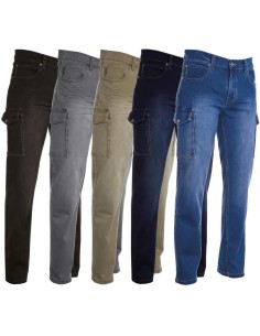 Pantalone jeans Payper hummer elasticizzato uomo tasconi laterali