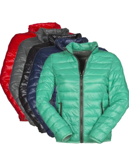 Piumino donna giacca giubbino zip lunga Payper informal lady leggero 100 grammi