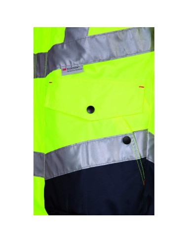Giubbino giacchetto alta visibilita' da lavoro Payper interstate con bande 3m