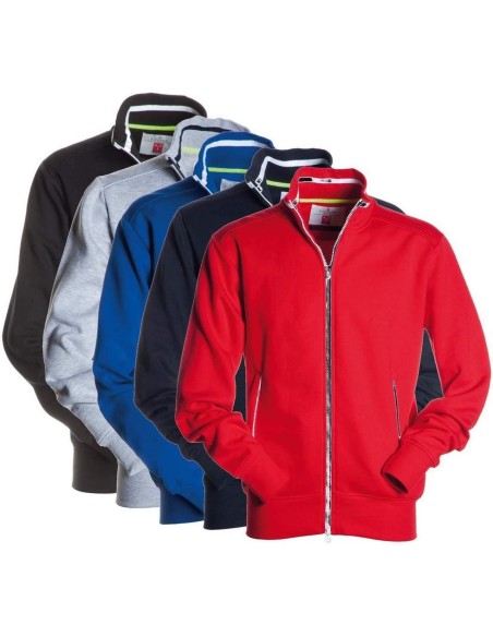 Felpa zip lunga Payper junior+ maglia in cotone bambino bambina ragazzo ragazza