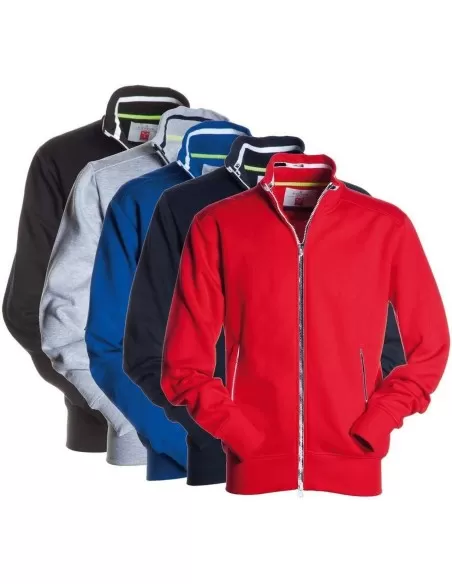 1 - Felpa zip lunga Payper junior+ maglia in cotone bambino bambina ragazzo ragazza