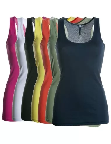 1 - Canotta sfiancata Payper look canottiera in cotone donna