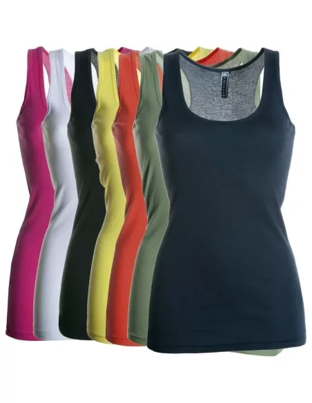 1 - Canotta sfiancata Payper look canottiera in cotone donna