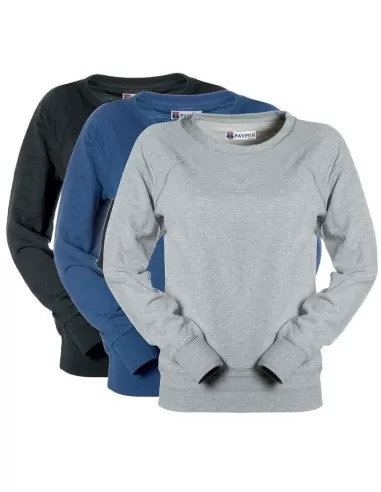 1 - Felpa estiva girocollo maglia cotone donna leggera senza zip Payper malibu+ lady