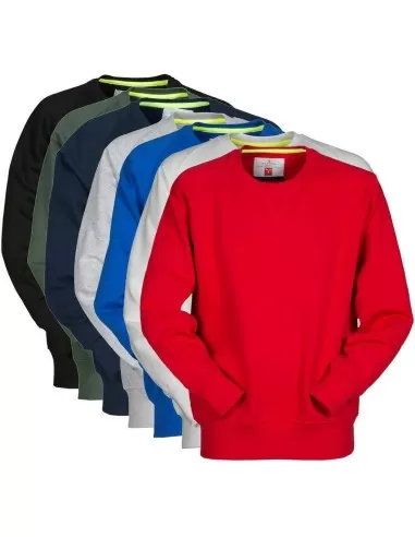 1 - Felpa girocollo Payper mistral+ maglia in cotone uomo