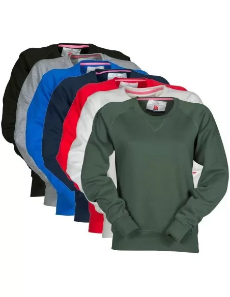 1 - Felpa girocollo Payper mistral+ lady maglia in cotone donna 1 - Felpa girocollo Payper mistral+ lady maglia in cotone donna