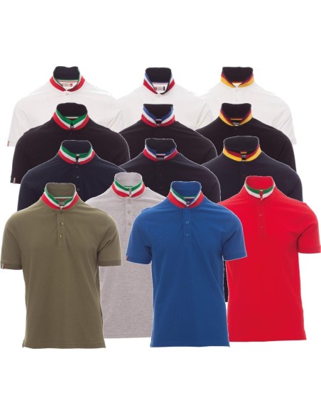 Polo manica corta Payper nation in cotone uomo Polo manica corta Payper nation in cotone uomo