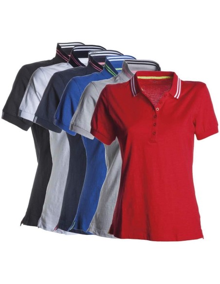 Polo manica corta sfiancata Payper nautic lady cotone donna