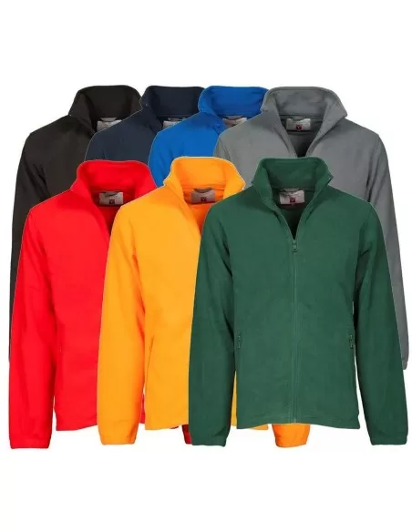 Felpa in pile zip intera Payper nepal uomo