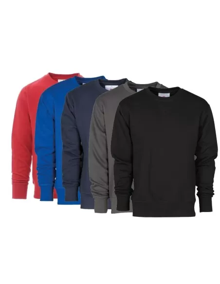 1 - Felpa girocollo Payper orlando in cotone uomo