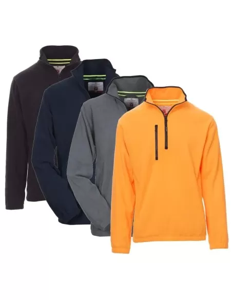 Felpa in pile mezza zip maglia invernale Payper pirenei uomo