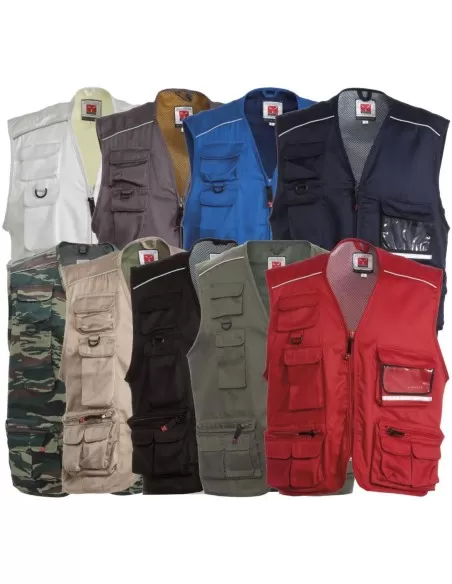 Gilet estivo da lavoro multitasche Payper pocket caccia pesca Gilet estivo da lavoro multitasche Payper pocket caccia pesca