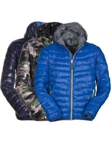 1 - Piumino uomo giacca giubbino con cappuccio leggero 100 grammi Payper replica