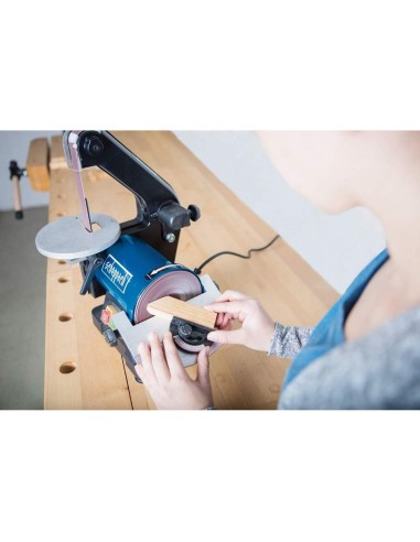 Levigatrice combinata Scheppach bts700 a nastro verticale con disco