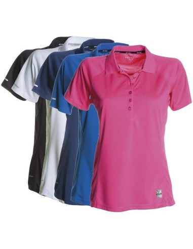 Polo manica corta donna maglia sfiancata running fitness Payper training lady