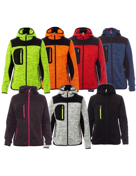 25 - Giacca soft shell Payper trip lady traspirante impermeabile donna con cappuccio